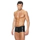 thumbnail image 1 of Pantalones cortos de vinilo Elegant Moments para hombre con parte delantera separable, 1 of 3
