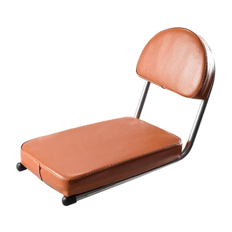 Magideal - Asiento Trasero De Bicicleta Cojín De Asiento De Bicicleta Grueso Mujeres Hombres Sillín De Bicicleta Portátil Cojín Trasero De Bicicleta Para Montar Marrón