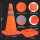 thumbnail image 4 of [Conos de seguridad vial] TENKAIWICK de 18 pulgadas con collares reflectantes (paquete de 5), 4 of 5