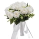 thumbnail image 1 of Flor de , ramo de boda nupcial, ramo de lanzamiento, ramo de boda de estilo rústico para novia, ramo de boda para adorno de aniversario , Blanco, 1 of 5