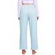 thumbnail image 3 of Pantalones de pijama de pierna ancha a cuadros para mujer de INSPIRE CHIC con cintura ajustable y tejido suave y elástico S Azul, 3 of 6