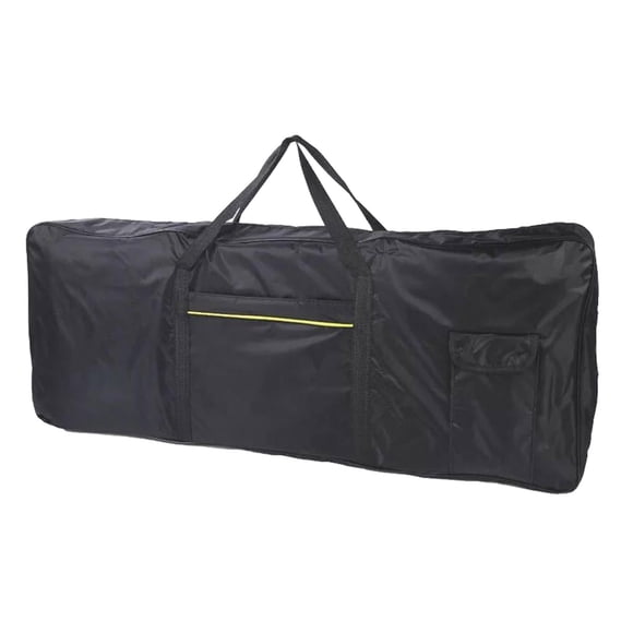 Estuche Para Piano Electrónico Funda Con Asa Accesorios Impermeable Tour 61 Teclas Negro