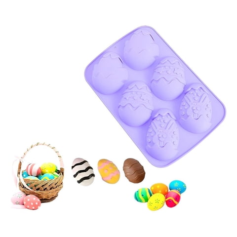 Pasteleriuscl - Moldes Chocolate Silicona Molde Chocolate Huevo Pascua Conej Multicolor