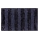 thumbnail image 1 of Alfombra de baño a rayas REGALWOVEN suave y esponjosa de chenilla antideslizante lavable absorbente para inodoros y baños color azul oscuro 20" x 32", 1 of 6