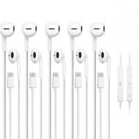 Basecolors - Paquete De 5 Auriculares Usb C Para Iphone 17/16/15 Pro Max Ipad