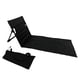 thumbnail image 3 of Silla De Piso Con Respaldo Silla De Camping Portátil Para Césped Pesca Senderismo 38 Cm X 110 Cm X 40 Cm Negro, 3 of 3