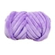 thumbnail image 3 of Hilo Grueso Para Hacer Ganchillo, Tejido A Mano, Suave Y Voluminoso, Para Sombreros De Bricolaje, Macramé, Color Morado, 3 of 5