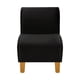 thumbnail image 2 of Poltrona Soft 1C Felpa 04 Negro, 2 of 4