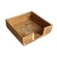 thumbnail image 5 of Cesta De Servilletas Plana Tejida, Cesta De Servilletas De Mimbre Para Café Al Aire Libre, Baño, 19 X 19 X 6 Cm, 5 of 5