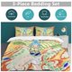 thumbnail image 5 of Nefeltari Vivi Bed Duvet Cover Funny Anime Cartoon Bedding Sets Lightweight 3 Piece Comforter Sets, 5 of 5