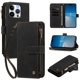 thumbnail image 3 of Funda Cartera iPhone 15 Pro con Cierre, Negro, 3 of 6