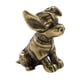 thumbnail image 1 of Mini figura de perro de latón, adorno práctico para decoración de té, mascota, escultura Feng Shui, estatua de animal para escritorio de oficina y ami, 1 of 5