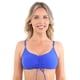 thumbnail image 1 of Bikini top con amarras azul Talla M, 1 of 4