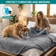 thumbnail image 2 of Manta impermeable para perro PetAmi, suave sherpa, 90 x 90 cm, 2 of 9