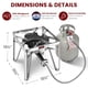 thumbnail image 2 of Estufa individual de acero inoxidable con quemador de propano ARC de 200,000 BTU, 2 of 7