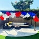 thumbnail image 5 of Kit de arco de globos de confeti rojo, blanco y azul, 120 unidades de 45,72 cm, 30,5 cm y 12,7 cm de látex, ideal para decoración de aniversario, día patriótico y día de la independencia., 5 of 8