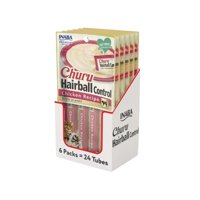 Caja Churu Gatos Hairball Control Pollo 6 Un. (24 Tubos)