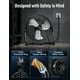 thumbnail image 5 of Simple Deluxe Ventiladores de piso industriales de metal de 18" de 3 velocidades, paquete de 2, 5 of 7