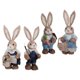 thumbnail image 4 of 2 Pares De Figuritas De Conejito De Decoración De Conejo De Pascua De Paja Para Vacaciones, 4 of 6