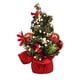 thumbnail image 3 of Árbol De Navidad En Miniatura DIY Mini árbol De Navidad Artificial Para Oficina Fiesta Hogar Rojo, 3 of 5