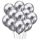 thumbnail image 1 of Globos Ztikug 50 piezas plateados metálicos de látex 13 cm, 1 of 6
