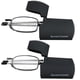 thumbnail image 2 of Gafas de lectura Success Eyewear plegables, 2 pares, color negro plomizo, 2 of 8