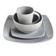 thumbnail image 3 of Juego de vajilla Gibson Soho Lounge Square 16 piezas gris claro, 3 of 8