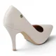 thumbnail image 3 of Zapato Taco Mujer Pelica Gris Vizzano, 3 of 3