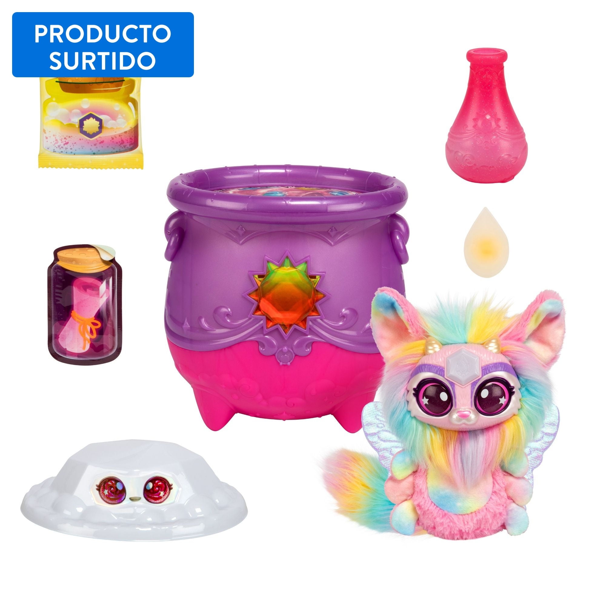 Peluche Caldero Magico Gema Sorpresa Magic Mixies