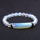 thumbnail image 1 of 1pc Healing Stone Bracelet Natural Gemstone Crystal Rough Bracelet, 1 of 5