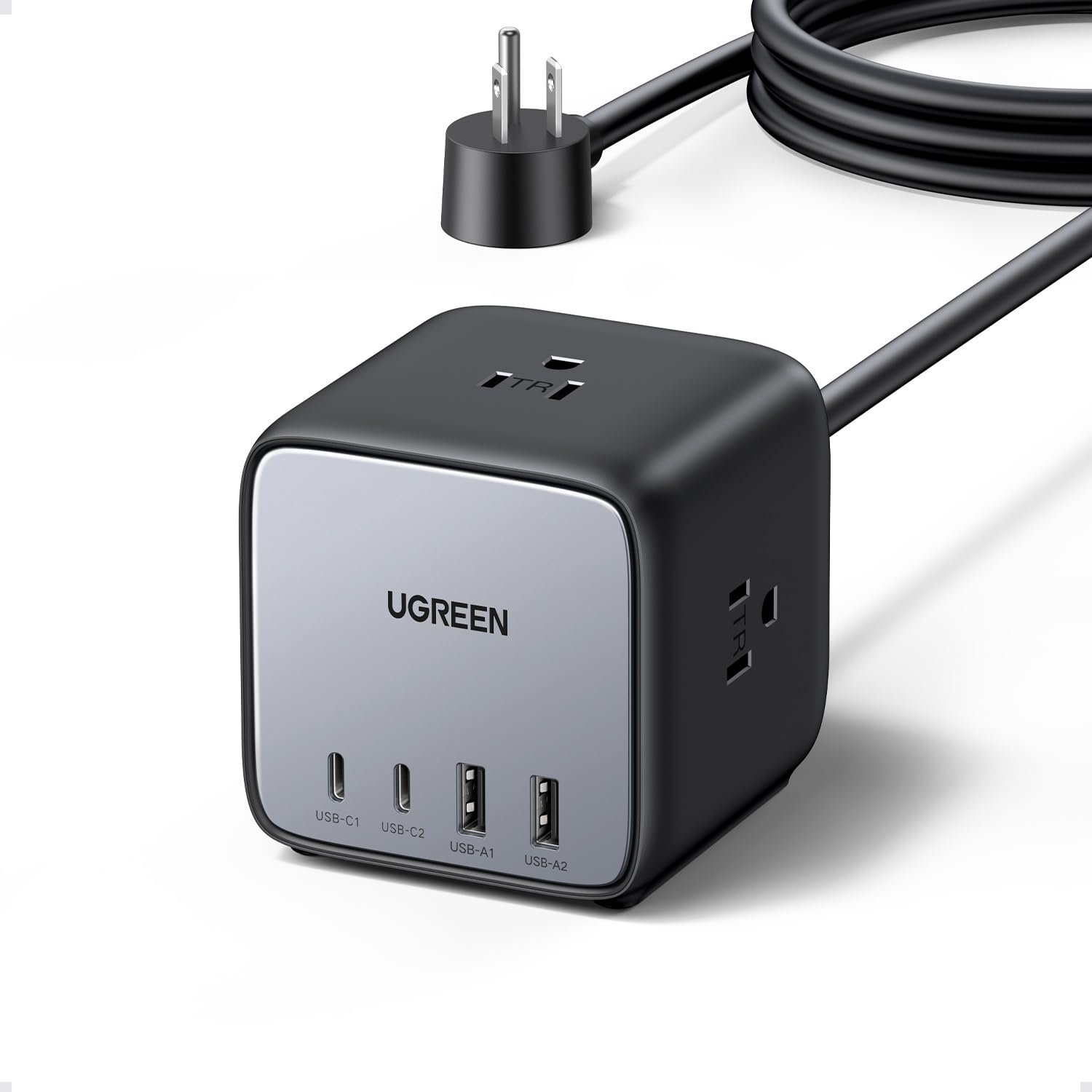 Estación De Carga Ugreen Usb-c De 65 W Con Toma De Corriente Alterna Nexode 7 En 1