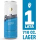 thumbnail image 1 of Cerveza Lata Lager, 710 ml, 1 of 1