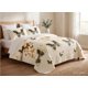 thumbnail image 2 of Cubrecama QUILT 2 Plazas - Crema Mariposas Doradas Kfl121 KFL121, 2 of 5