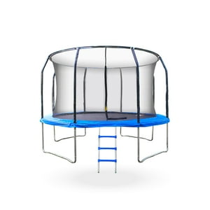 Pwrfitness - Cama Elastica Con Malla Y Escalera 2.44 Mt 8 Ft Para Niños Y Adultos