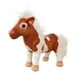 thumbnail image 5 of Caballo De Peluche Simulación Acompañar Adorno Suave Para Sala De Estar Hogar Marrón, 5 of 5