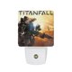 thumbnail image 1 of Titanfall / Caída de Titán Luz nocturna LED con sensor de anochecer a amanecer para dormitorio, baño, pasillo, escaleras - Lámpara LED nocturna de enchufe, 0.5W - 1 pieza, 1 of 6
