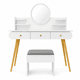 thumbnail image 1 of Tocador Moderno Con Espejo Y Banqueta, 1 of 3