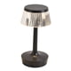 thumbnail image 5 of Lámpara De Mesa De Cristal Moderna Luz De Escritorio Dormitorio Mesita De Noche Luz De Noche Regulable Negro, 5 of 5