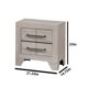 thumbnail image 3 of Buró Best Quality Furniture 2 Cajones Roble Gris Rústico, 3 of 4