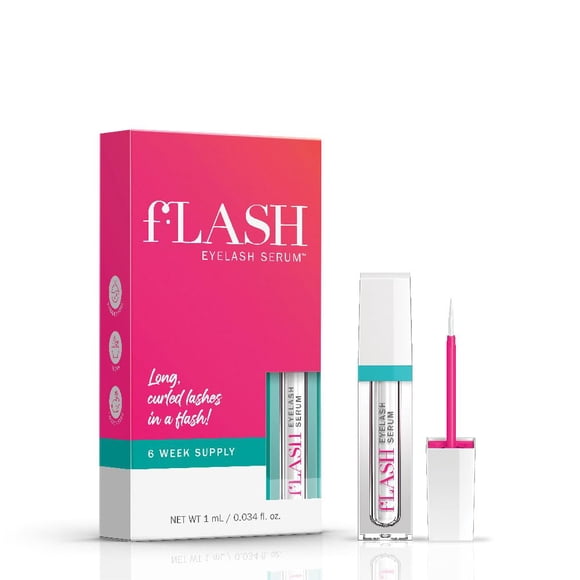 Sérum para pestañas FLASH Flash Mini de 1 ml para pestañas largas y naturales