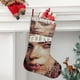 thumbnail image 2 of Calcetines de Navidad Desmarcar Billie Eilish Lino Blanco 45cm x 32cm, 2 of 5
