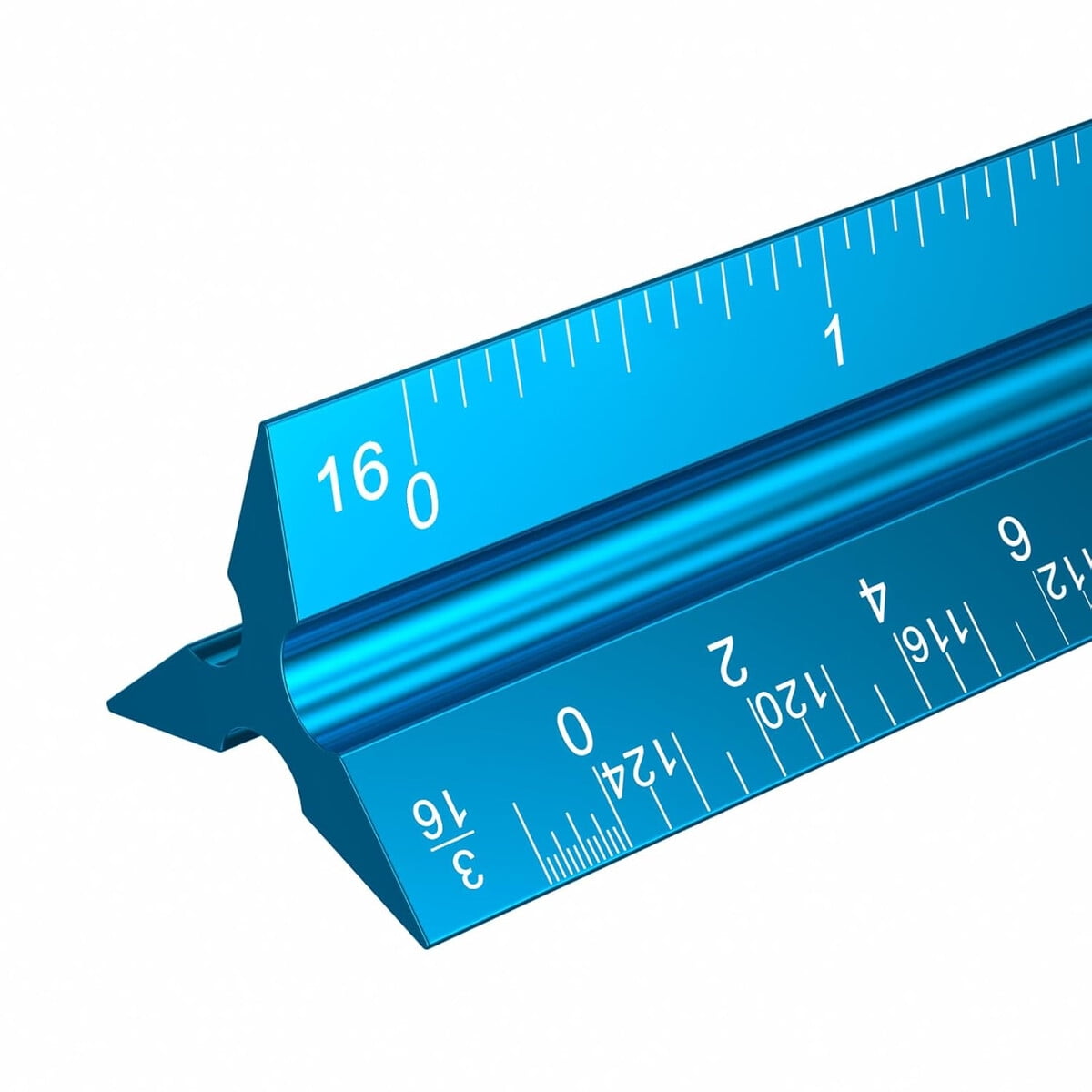 Regla Arquitectónica Triangular Rena Chris 12 Aluminio