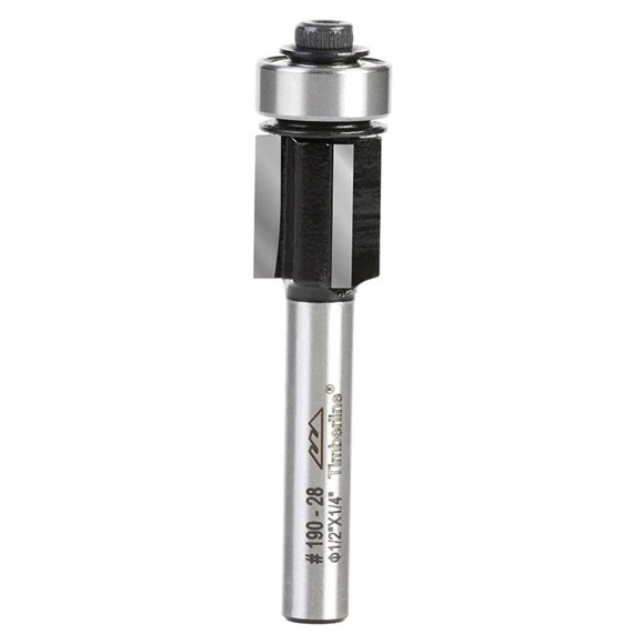 Fresa Enrasadora 3 Filos 1/2'' Vástago 1/4'' - Timberline
