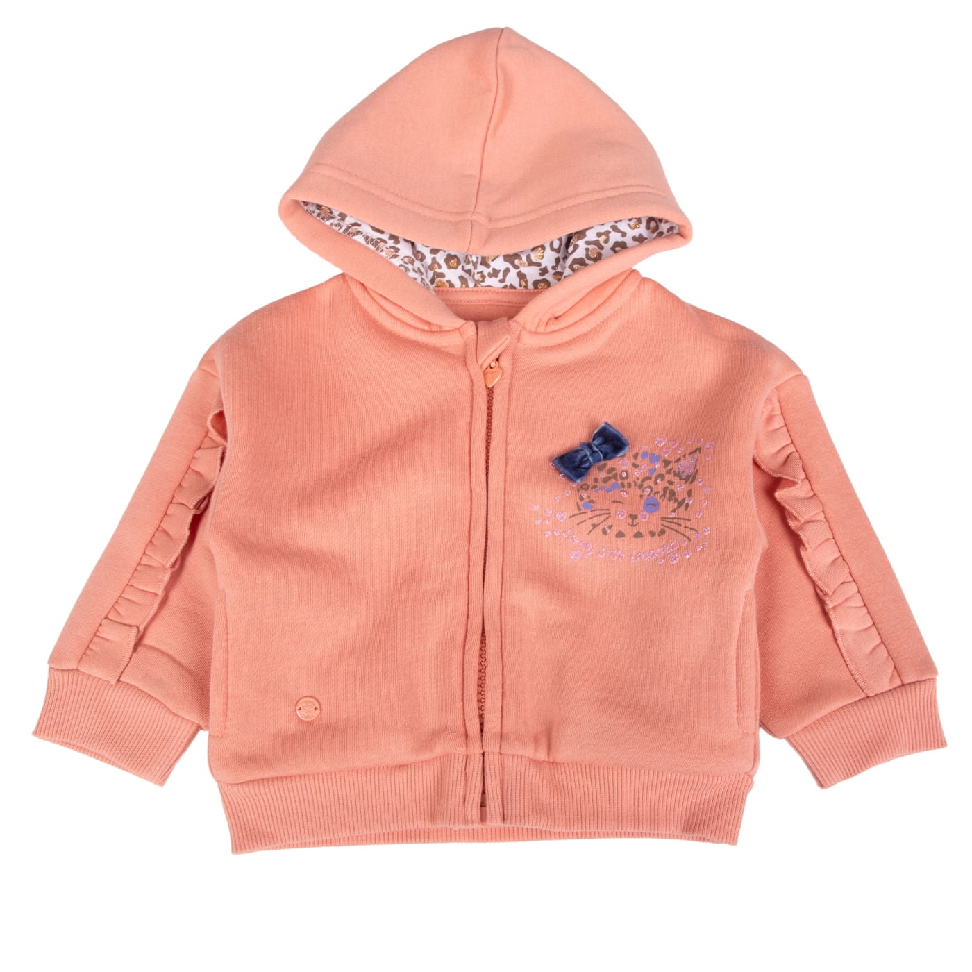 Polerón Bebé Niña Naranjo Pillin