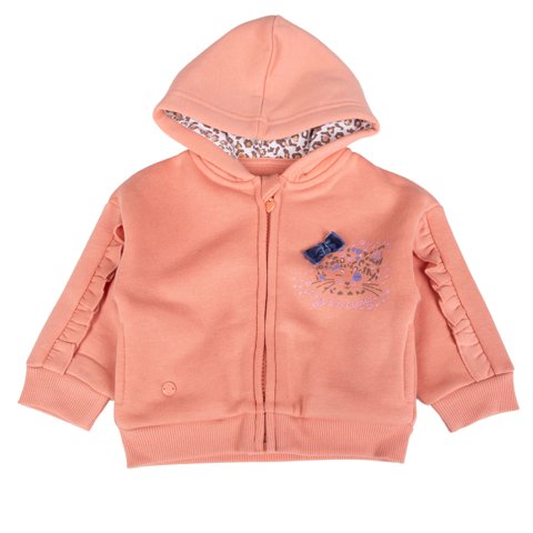 Polerón Bebé Niña Naranjo Pillin