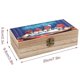thumbnail image 2 of Las Pasas de California Caja Organizadora de Madera Rústica - Caja Decorativa Multifuncional para Escritorio, Hogar, Oficina, Joyas y Manualidades, 2 of 6
