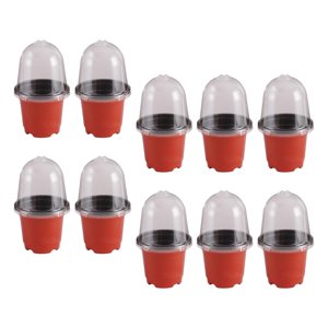 Ioensy - Macetas Para Vivero De Plantas, Recipientes Para Plantar, Tazas Para Balcón, Interior Y Exterior, 10 Uds.