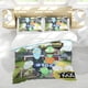 thumbnail image 5 of Opuestos Solares Conjunto de sábanas temático, trío de piezas, cómodo y amigable con la piel, diseño único, regalo de decoración para el hogar para familiares, amigos y fans, 90 cm * 190 cm, 5 of 6