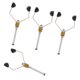 thumbnail image 4 of 4 Uds. Herramientas Para Atar Moscas Materiales De Atado De Moscas De Cerámica Bobinas Soporte De Hilo Negro, 4 of 5