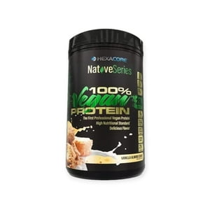 Hexacore - Proteina 100% Vegan Protein 25 Sv 2Lbs Vainilla -